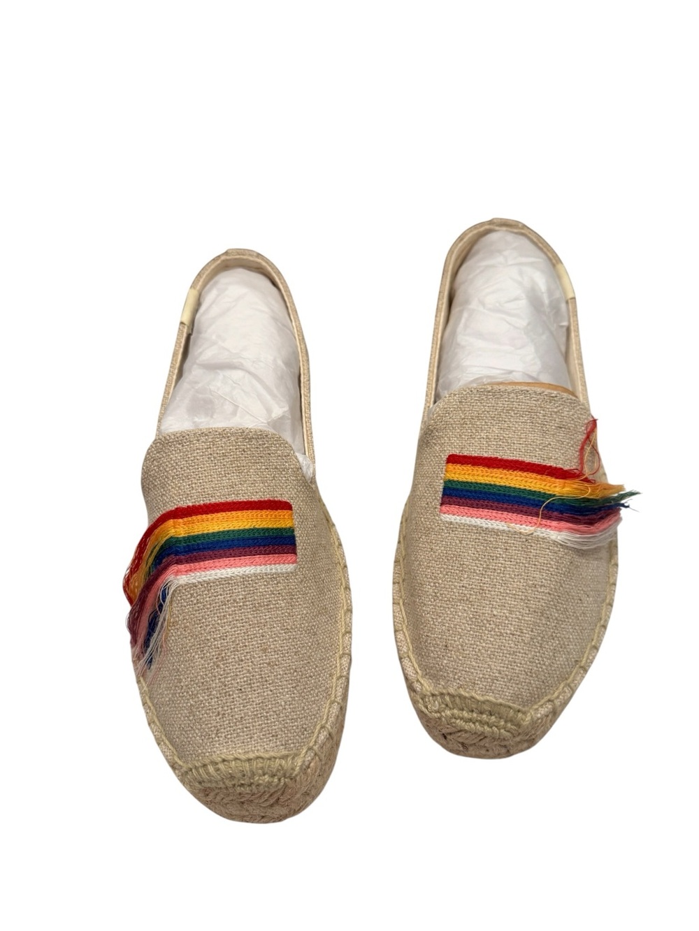 Soludos Pride Smoking Slipper with Rainbow Stripe